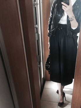 「DRIES VAN NOTEN（ドリスヴァンノッテン）のアイテム（パンプス）」を使った、cayoさん（レディース・174cm）の春コーディネート