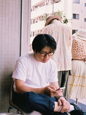 「JULIAN DAVID（ジュリアン デイヴィッド）のアイテム」を使った、gotanさん（メンズ・170cm）の春コーディネート