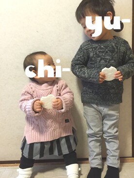 Yu- & Chi-さん(キッズ・90cm)の春コーディネート