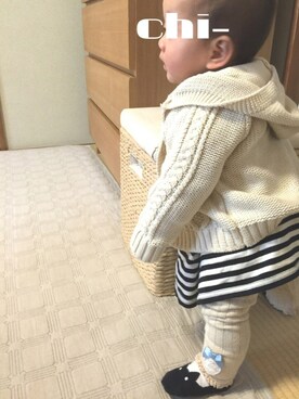 Yu- & Chi-さん（キッズ・70cm）の春コーディネート