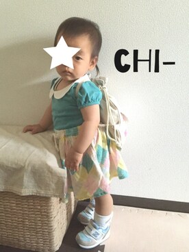 Yu- & Chi-さん（キッズ・80cm）の夏コーディネート