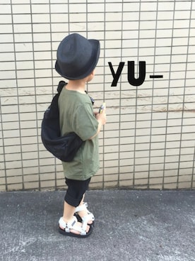 Yu- & Chi-さん(キッズ・100cm)の夏コーディネート