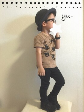 Yu- & Chi-さん（キッズ・100cm）の夏コーディネート