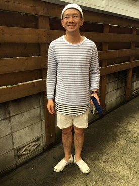 やまさん(メンズ・174cm)の夏コーディネート