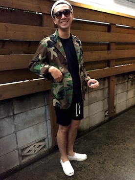 やまさん(メンズ・174cm)の夏コーディネート