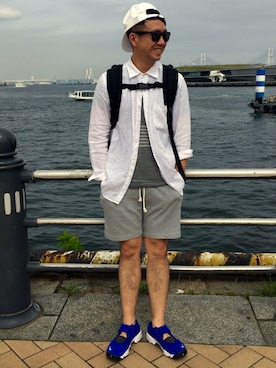 「M.Nii（エムニーイ）のアイテム」を使った、やまさん（メンズ・173cm）の春コーディネート