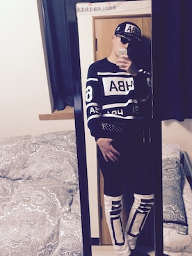 「CROOKS&CASTLES」｜SU-SANさん（メンズ・179cm）の冬コーディネート