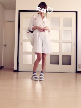 「アイテム（シャツワンピース）」を使った、Ree♡さん（レディース・155cm・20代）の春コーディネート
