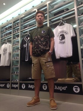 松田 和真さん（メンズ・166cm）の夏コーディネート