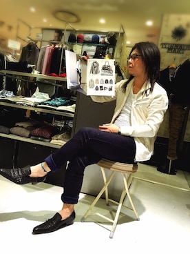 「TORNADO MART（トルネードマート）のアイテム（その他）」を使った、NAKASHIMAさん（メンズ・173cm）の冬コーディネート