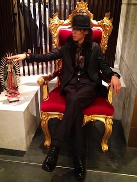 「MARITHE + FRANCOIS GIRBAUD（マリテフランソワジルボー）のアイテム（カバーオール）」を使った、Hiroyuki Koikeさん（メンズ・180cm）の冬コーディネート