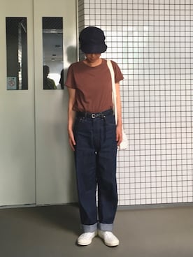 「Allegro（アレグロ）のアイテム」を使った、ヤエコさん（レディース・162cm）の秋コーディネート