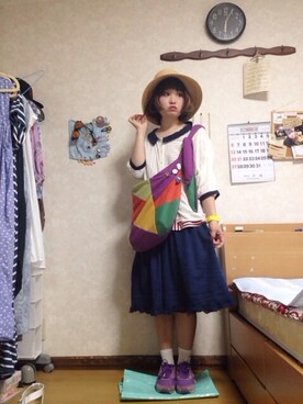 bakeさん（レディース・160cm）の夏コーディネート