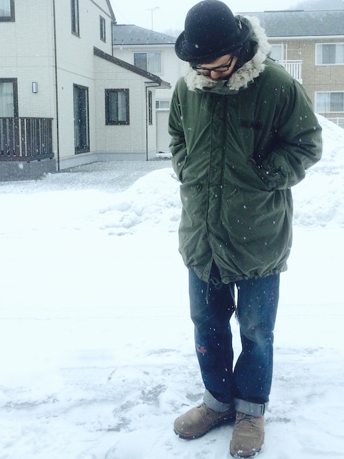 ことりの昭和ちゃん 使用「vintage(アウターないとさすがに寒いわ