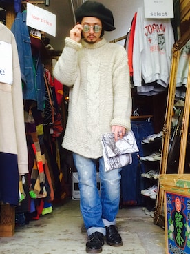 「JAM（ジャム）のアイテム（バッグ）」を使った、ことりの昭和ちゃん ✅さん（メンズ・171cm）の春コーディネート