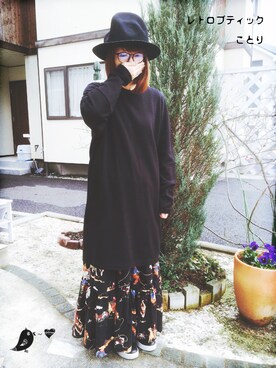 「World's Endのアイテム」を使った、ことりの昭和ちゃん ✅さん（レディース・163cm）の春コーディネート