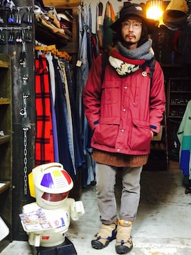 ことりの昭和ちゃん ✅さん（メンズ・171cm）の冬コーディネート