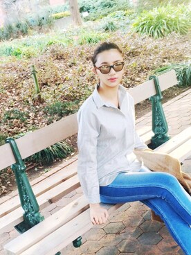 高橋メアリージュンさん（レディース・169cm）の冬コーディネート