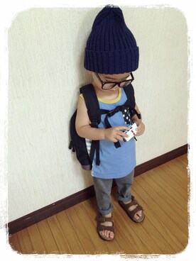 ありょ✳︎さん(キッズ・90cm)の夏コーディネート