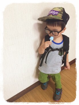 ありょ✳︎さん(キッズ・90cm)の夏コーディネート