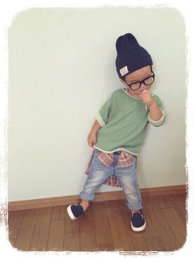 ありょ✳︎さん（キッズ・90cm）の夏コーディネート