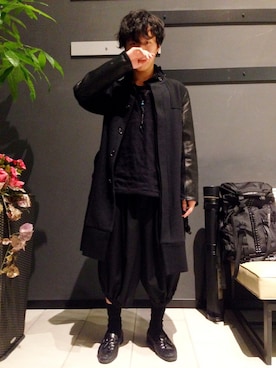 「アイテム（バングル/リストバンド）」を使った、龍馬さん（メンズ・162cm・20代）の秋コーディネート