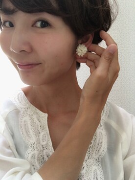 「作家さんハンドメイド」｜ちささん（レディース・160cm）の春コーディネート