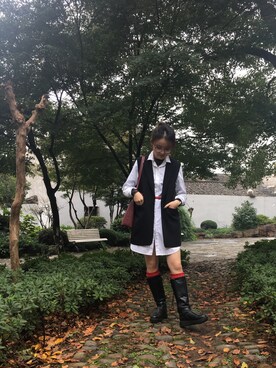 市民朱妹的后院さんのコーディネート