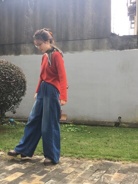 市民朱妹的后院さんのコーディネート