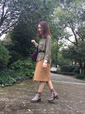 市民朱妹的后院さんのコーディネート