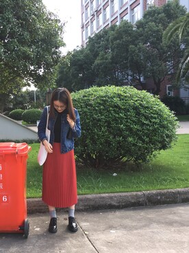 市民朱妹的后院さんのコーディネート