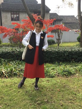 市民朱妹的后院さんのコーディネート