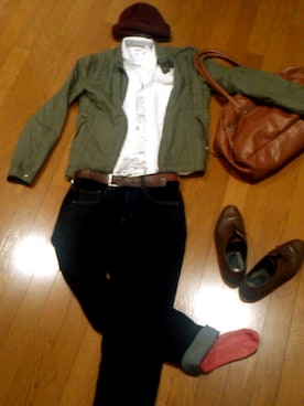 べーべさん（メンズ・173cm）の秋コーディネート