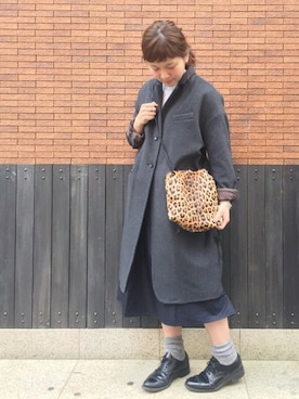 「JOURNAL STANDARD LUXE（ジャーナルスタンダード　ラックス）のアイテム（その他アウター）」を使った、journal standard luxe堀江店さん（レディース・164cm）の秋コーディネート