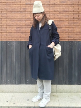 「JOURNAL STANDARD LUXE（ジャーナルスタンダード　ラックス）のアイテム（その他アウター）」を使った、journal standard luxe堀江店さん（レディース・164cm）の秋コーディネート