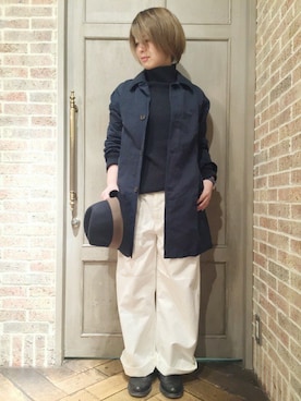 「JOURNAL STANDARD LUXE（ジャーナルスタンダード　ラックス）のアイテム」を使った、journal standard luxe堀江店さん（レディース・157cm）の秋コーディネート