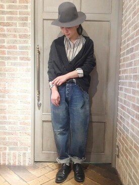 「JOURNAL STANDARD LUXE（ジャーナルスタンダード　ラックス）のアイテム」を使った、journal standard luxe堀江店さん（レディース・164cm）の秋コーディネート