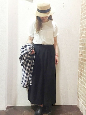 「ハットコーデ」｜journal standard luxe堀江店さん（レディース・164cm）の春コーディネート
