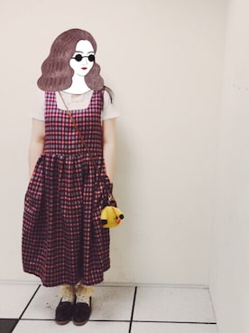 「台湾人」｜「アイテム（ワンピース/ドレス）」を使った、mikiさん（レディース・150cm）の春コーディネート