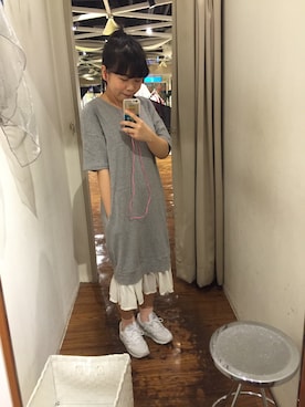 「台湾人」｜「アイテム（ワンピース/ドレス）」を使った、mikiさん（レディース・150cm）の夏コーディネート