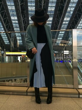 「DRWCYS（ドロシーズ）のアイテム（その他アウター）」を使った、HIKARUさん（レディース・160cm）の冬コーディネート