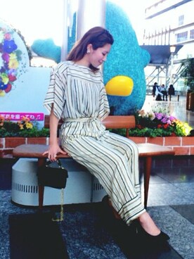 「DRWCYS（ドロシーズ）のアイテム」を使った、HIKARUさん（レディース・160cm）の夏コーディネート