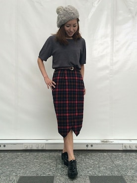 「DRWCYS（ドロシーズ）のアイテム（その他シューズ）」を使った、HIKARUさん（レディース・160cm）の秋コーディネート