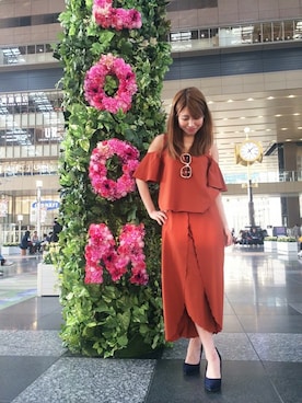 「DRWCYS（ドロシーズ）のアイテム（その他トップス）」を使った、HIKARUさん（レディース・160cm）の春コーディネート