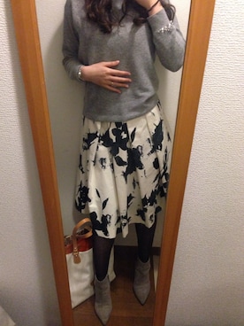 「アイテム（ブーティ）」を使った、noykさん（レディース・162cm・30代）の春コーディネート