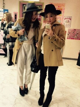 「ハットコーデ」｜Y○さん（レディース・164cm）の春コーディネート