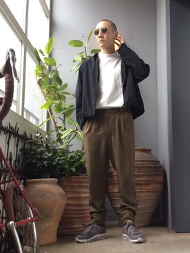 「KICS DOCUMENT.（キクス ドキュメント）のアイテム（トップス）」を使った、GARDEN_smztisrさん（メンズ・172cm）の夏コーディネート