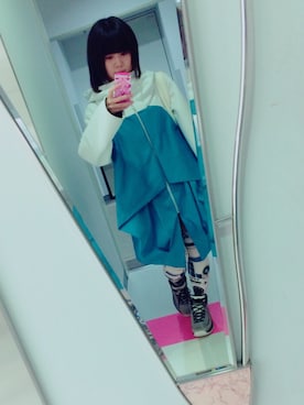 「chloma（クロマ）のアイテム（その他アウター）」を使った、ナさん（レディース・152cm）の秋コーディネート