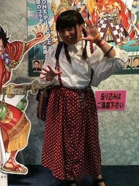 「アイテム（バングル/リストバンド）」を使った、ハラモトさん。さん（レディース・150cm・10代）の夏コーディネート