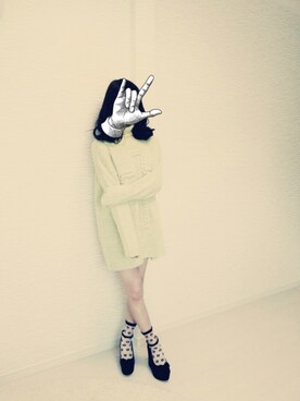 「jouetie（ジュエティ）のアイテム名不明（ワンピース）」を使った、HIMA￦ARIさん（レディース・158cm）の冬コーディネート